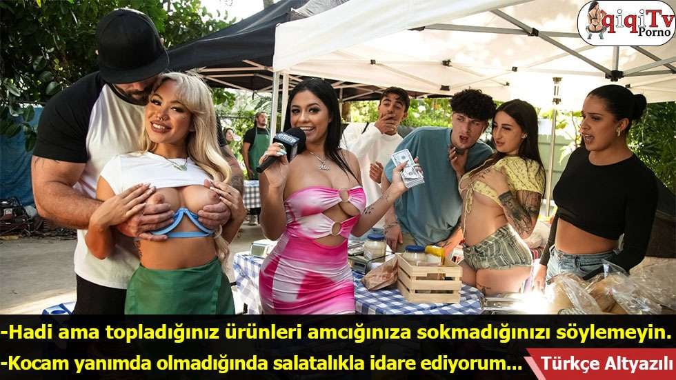 Pazardaki çiftçileri para karşılığı sikiştiriyoruz
